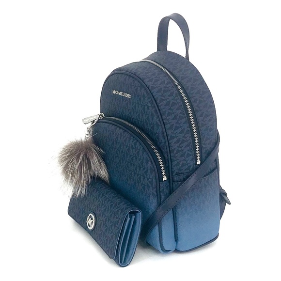 3PCS Michael Kors Abbey MD Backpack Wallet Charms - Picture 2 of 8